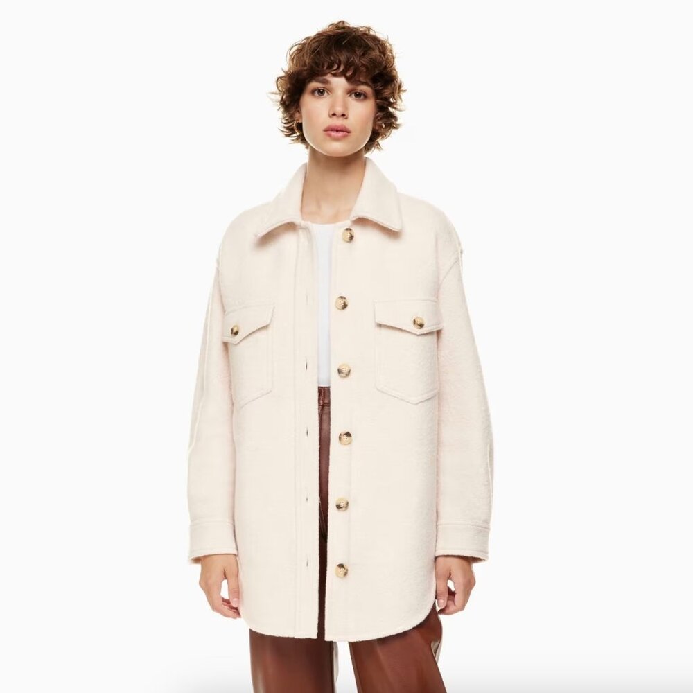 Aritzia Wilfred Free Ganna Shirt Jacket
